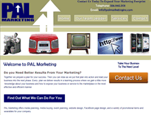 Tablet Screenshot of palmarketinginc.com